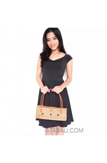 cosmetic ladies fashion handbag ata grass handmade